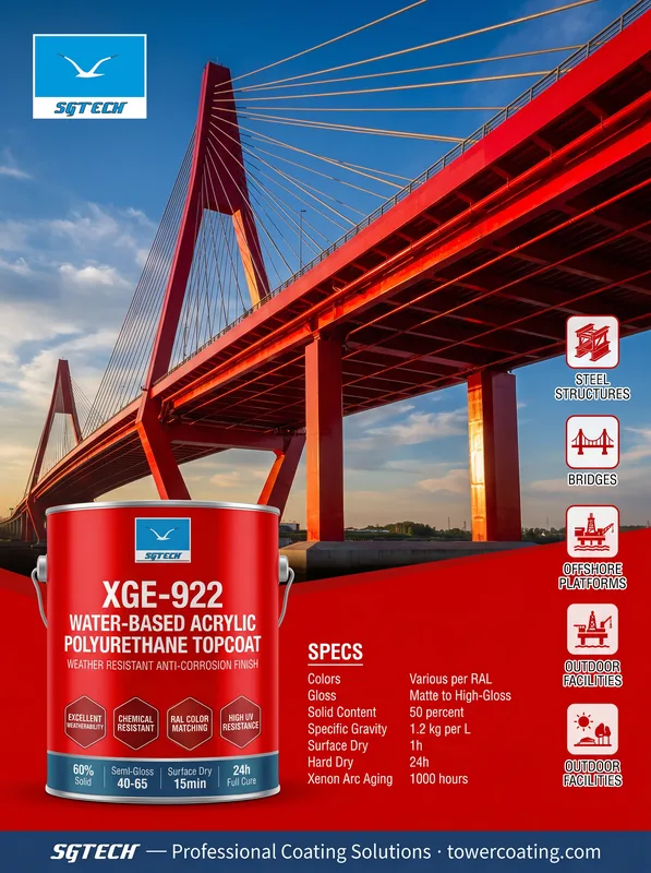 XGE-921 Water-Based Corrosion-Proof Topcoat