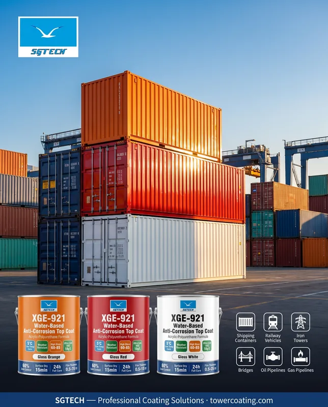 XGE-921 Water-Based Corrosion-Proof Topcoat