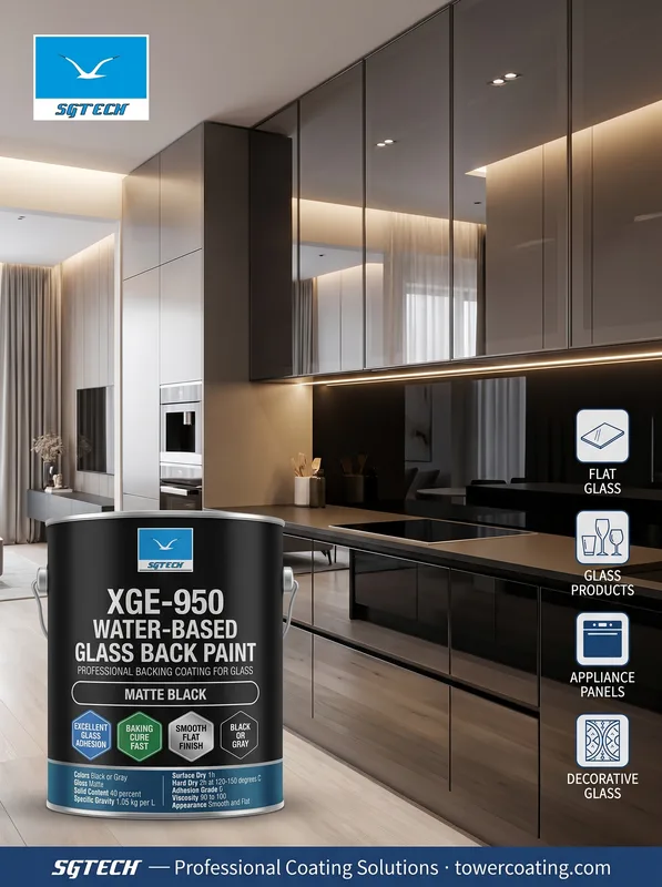 Water-Based Glass Back Paint