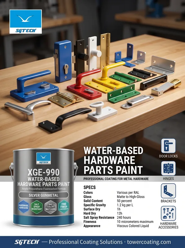 Water-Based Hardware & Fittings Paint