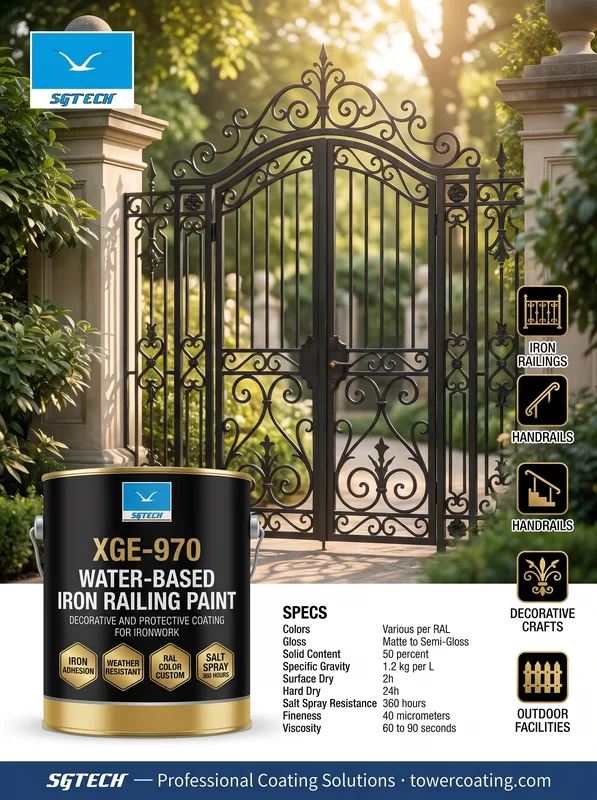 Water-Based Iron Railing & Fence Paint