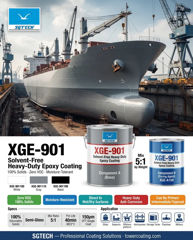 XGE-901 Solvent-Free Moisture-Resistant Epoxy Primer